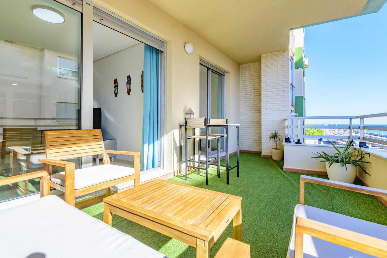 Apart Port Arenal Con Terraza Y Piscina Burriana Exterior photo